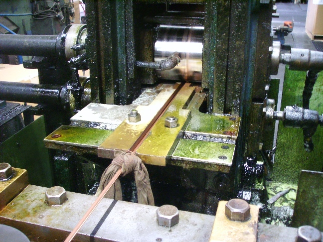 Torington Rolling Mill like Fenn Flattening Turks head Copper rod